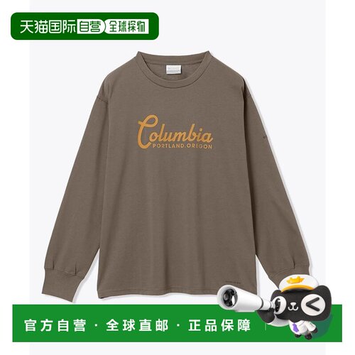 日本直邮Columbia 女士查尔斯干爽长袖圆领衫 Iron
