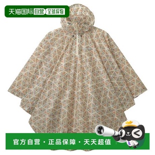 日本直郵montbell 印花徒步雨披