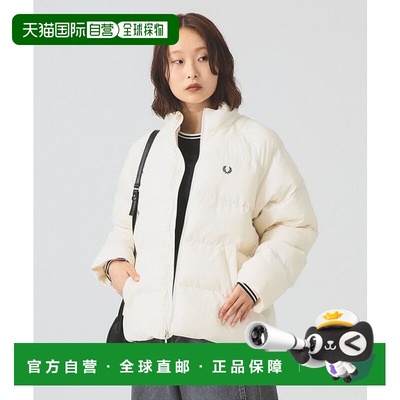 1h可退 日本直邮Ray BEAMS FRED PERRY / 插肩袖加棉夹克羽绒服