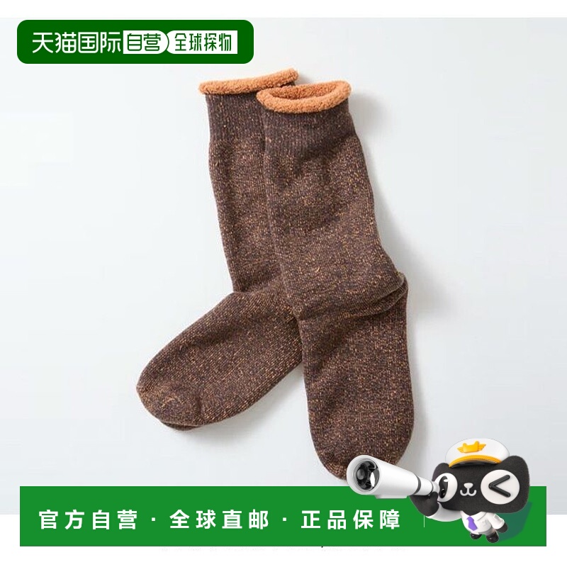 1h可退 日本直邮RoToTo 女士双面穿棉质堆堆袜 R1612袜子