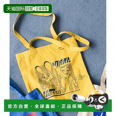 日本直邮GLOBAL WORK 男女同款 Zootopia2联名A4托特包 半复古风