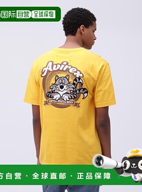 日本直邮AVIREX TOMCAT EMBROIDERY T恤 半袖[AV1129EM025990]