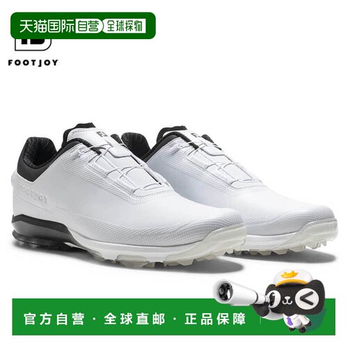 日本直邮FootJoy 男士 DRYJOYS PRO BOA 无钉高尔夫球鞋53876白/
