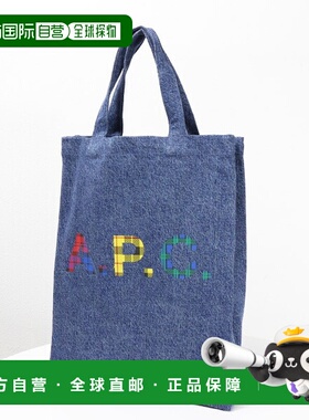 日本直邮APC LOGO TOTE LOU MINI ANSES 手提包 标志手提包 牛仔