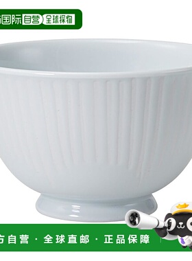 【日本直邮】波佐见烧饭碗 容量约 630ml 花风割 白色 日本制造 3