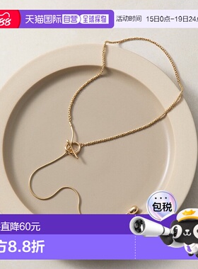 1h可退 日本直邮COLONY 2139 女装 真鍮 多层次Y字项链 可调长度