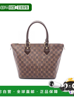 日本直邮中古LV路易威登女包B级9新Saleya PM涂层/防水帆布托特包