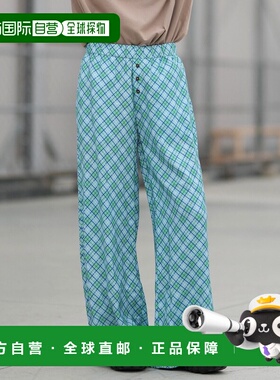 1h可退 日本直邮ROXY 女装 宽松长裤 花纹条纹格纹垂感阔腿裤 RPT