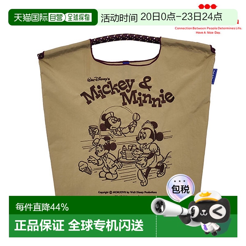 日本直邮ball&chain 原创购物袋手提包刺绣可爱小动物M/L码