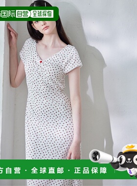 1h可退 日本直邮etre loin 女士背开口印花连衣裙 125024