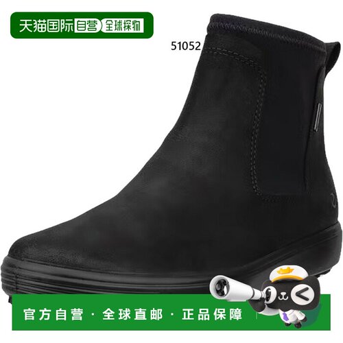 日本直邮ecco Soft 7 Tred Gore-Tex 女士切尔西短靴 休闲鞋 防水