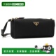 单肩包 女款 Renylon 日本直邮Prada 三角形标志 黑色 PRADA 1NE0