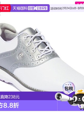 日本直邮FootJoy 女士 FJ TRADITIONS 无钉高尔夫球鞋 97897 白色