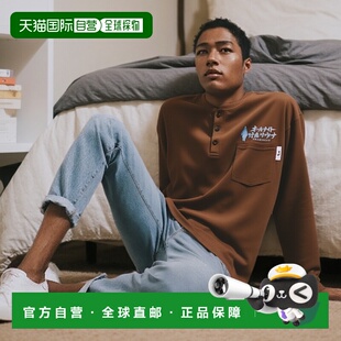 1h可退 日本直邮SAUVENIR 男装 馆内长袖套装 亨利领 腰部挂钩设