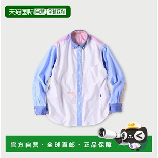 1h可退 日本直邮45R Supima棉908疯狂海洋纽扣衬衫时尚百搭潮流穿
