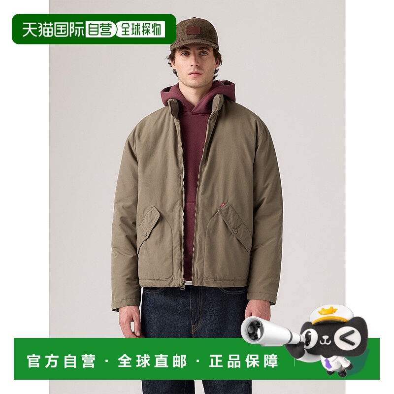 1h可退 日本直邮Levi's 男装 短款立领拉链夹克 宽松休闲外套 003