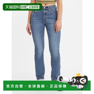 501 牛仔裤 日本直邮levi’s WOMEN FOR 中号靛蓝色牛仔 Levi