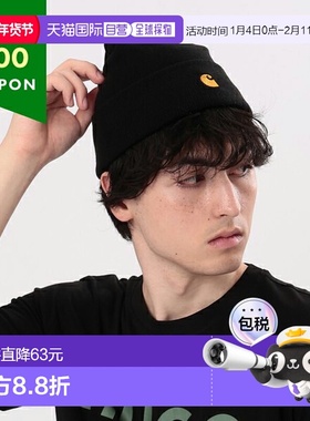 日本直邮Carhartt 帽子 Chase 便帽 黑色 男士 女士 中性款 Carha
