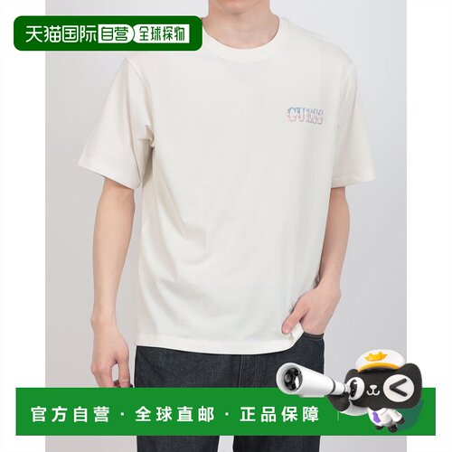 日本直邮GUESS MQ2K7434 Guess 男士T恤（常春藤色）男装