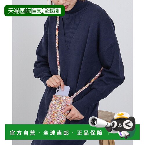 日本直邮BEAMS Mix Knit 迷你单肩包斜挎包编织包