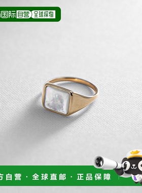 日潮跑腿COCOSHNIK 有色宝石（白珍珠贝）图章戒指石系列。10印章