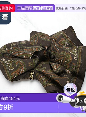 日本直邮SAINT LAURENT PARIS “YSL Monogram Scrunch”佩斯利丝