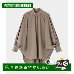 女裝 SOLOTEX材質(zhì) 日本直郵LE 寬松V領(lǐng)后背褶飾襯衫 PHIL 1h可退