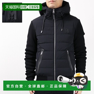 日本直邮MACKAGE ANDREW 羽绒服一款带帽短款夹克采用羽绒和针织