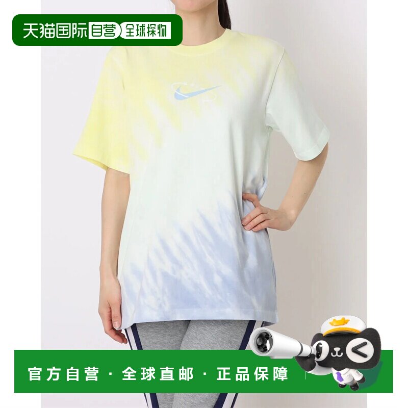 日本直邮Nike 耐克女子NSW泳池派对 荧光绿运动短袖T恤