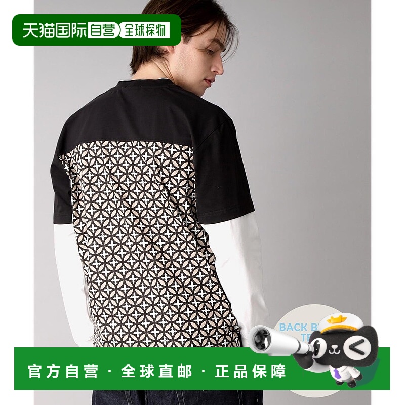 日本直邮DRESSTERIOR BACK BREEZE TECH 背部重叠圆形分层T恤 DR1