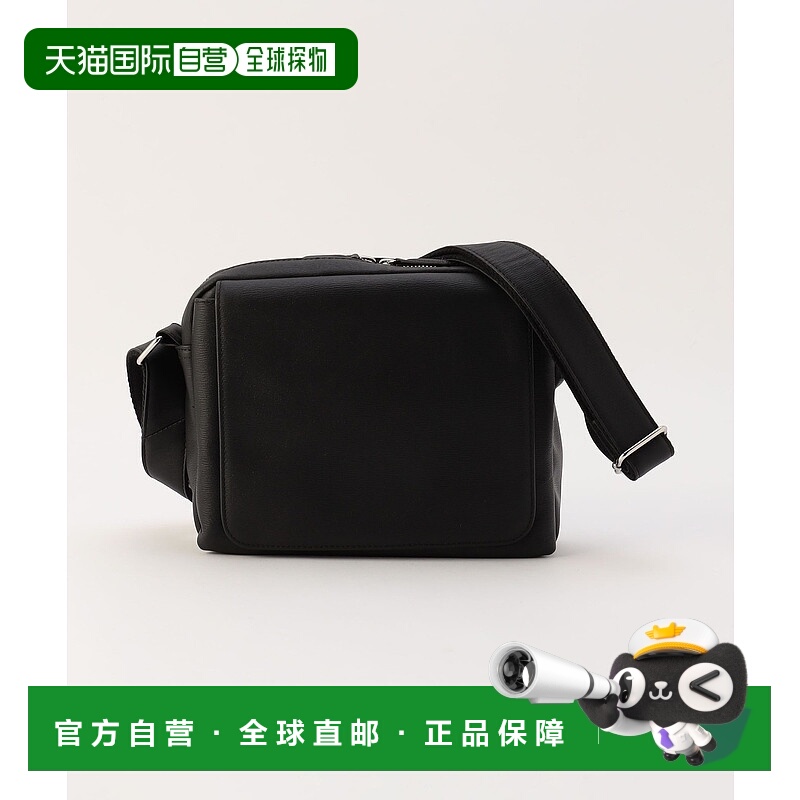 1h可退 日本直邮NOLLEY'S LIGHT 男装 牛皮 斜挎 半幅拉链设计肩