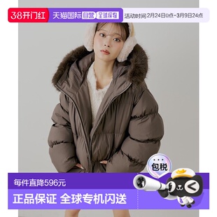 1h可退日本直邮日潮Chico百搭毛领中长款外套CHZ10524休闲