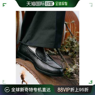 日潮跑腿regal丽格 Kenford Fine Shoes 男式/K002/压花乐福鞋/黑