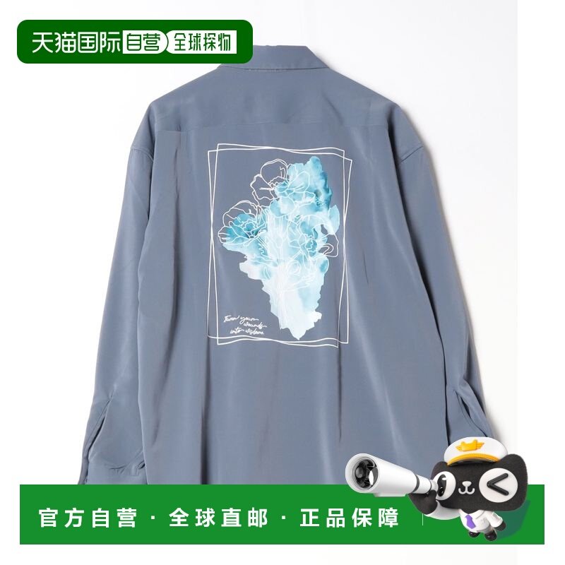 1h可退 日本直邮WESTSEA 男女同款图形花印复古风衬衫 WES4170360,男装,衬衫,淘宝优惠券,粉丝福利购,淘宝优惠卷