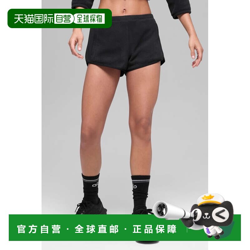 日本直邮Alo Yoga 运动短裤 黑色套装图片