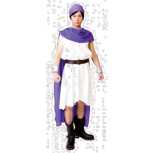【日本直邮】PartyCityCosplay套装勇敢的旅人套装男女通用紫x白