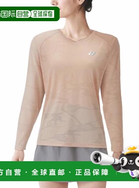 日本直邮YONEX 女士长袖T恤 [16659-220] 网球运动上衣