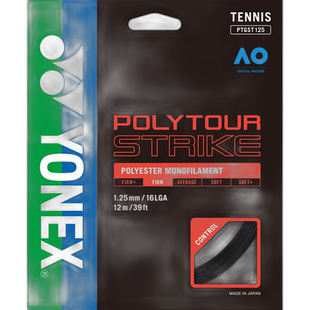日本直邮Yonex Polytour Strike 125 硬网球肠线网球肠 PTGST125-