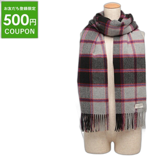 日本直邮Johnstons 围巾灰色多色女式 JOHNSTONS WA000056 KU0126
