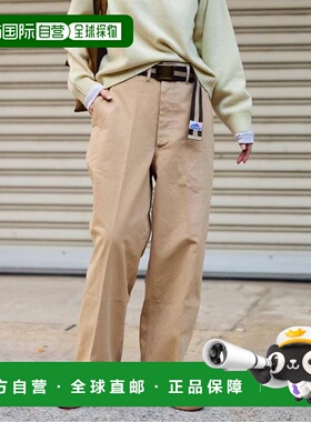 1h可退 日本直邮FRAMeWORK ≪≫BURK特别款配有卡扣腰带的休闲裤