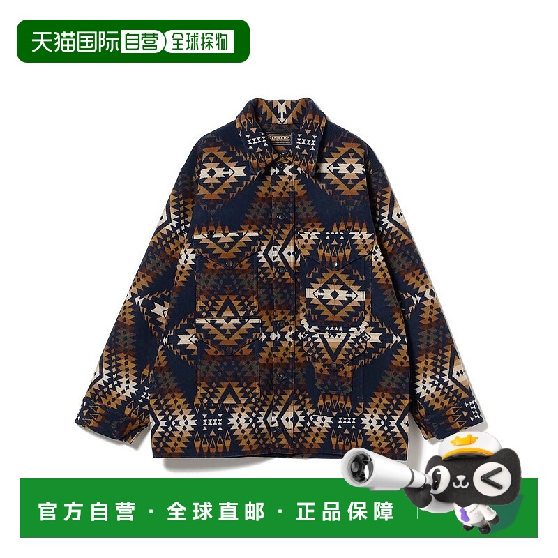 1h可退 日本直邮PENDLETON 男士 毛呢混纺 现代宽松 落肩短款夹克