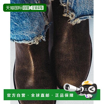 日本直邮BEAMS PADRONE 联名款 侧弹片设计 CRACK SIDE GORE BOOT