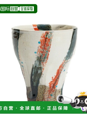 日本直邮九谷烧自由杯（Sogi）彩色笔触/Kokuzogama 日本餐具自由