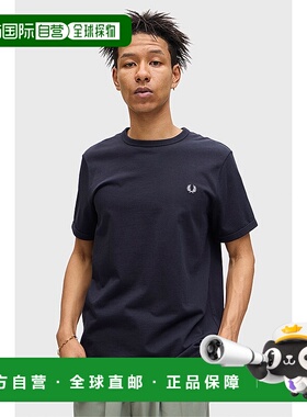日本直邮Fred Perry 圆领 T 恤 [M3519-608] 男士 上衣 半袖 棉质