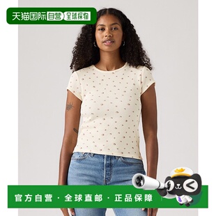 女士 DRY GOODS 003PW0004 1h可退 华夫格纹T恤 日本直邮Levi