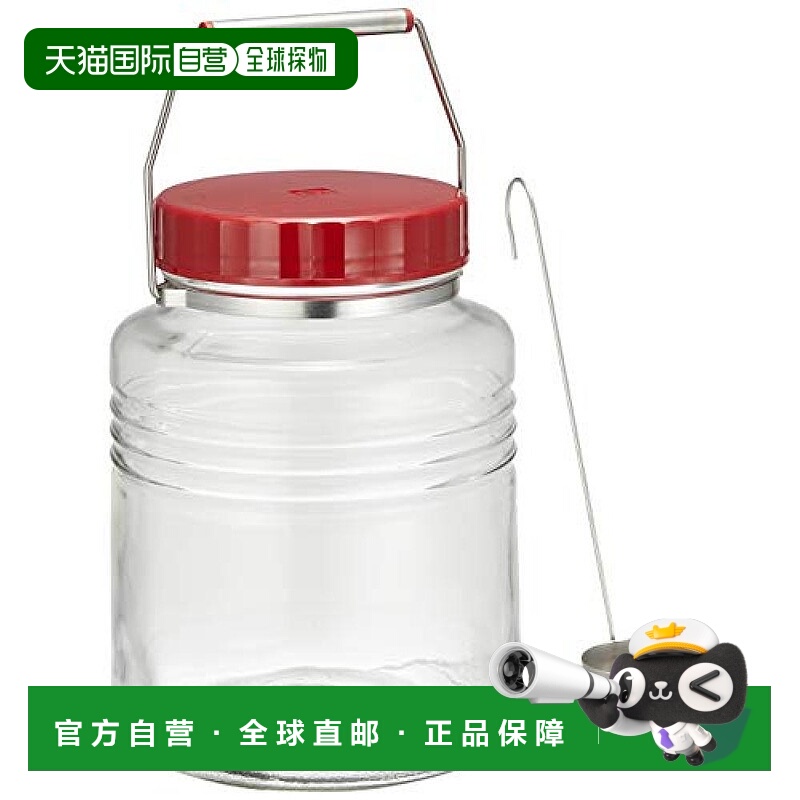 【日本直邮】ADERIA 制作梅酒玻璃罐 3L 711 直径169x高223mm