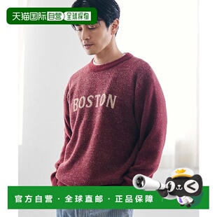 1h可退 日本直邮COEN男女同款短羽毛针织半拉链上衣立体logo设计