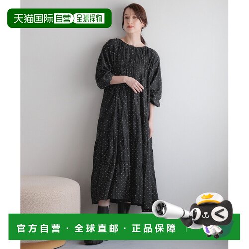 1h可退 日本直邮studio CLIP 女装 双门襟层叠连衣裙 640856