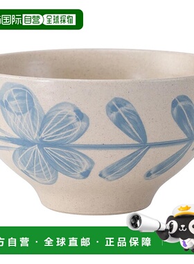 【日本直邮】波佐見焼 R 碗 蝴蝶 容量约370ml 旅途蓝 25332陶器