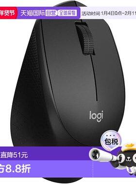【日本直邮】Logicool罗技 无线鼠标 USB接口/3按钮/黑色 M331nBK